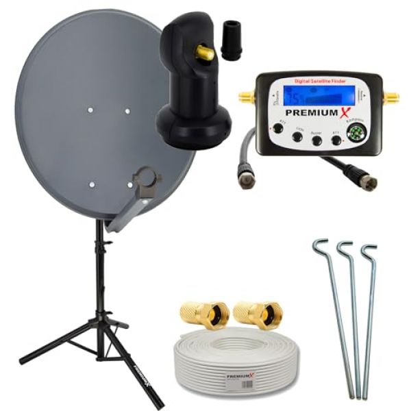 PremiumX Camping Satelliten-Komplettanlage