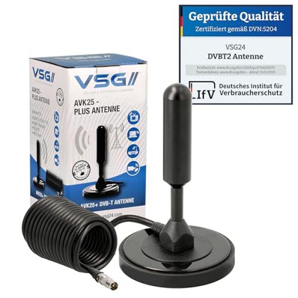 VSG AVK25 Plus DVB-T2 Antenne – ein günstiger Einstieg